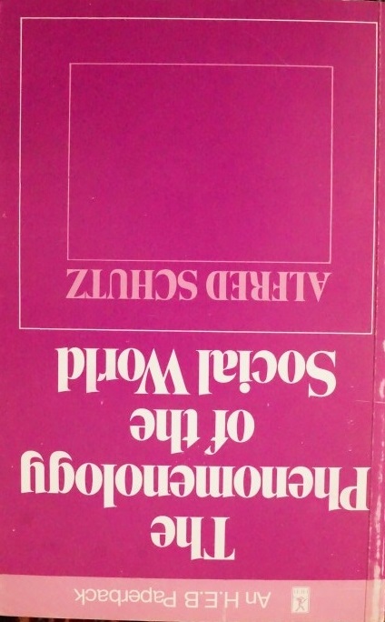 The Phenomenology of the Social World