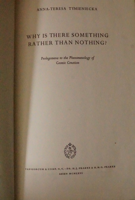 Why is there something rather than nothing ?