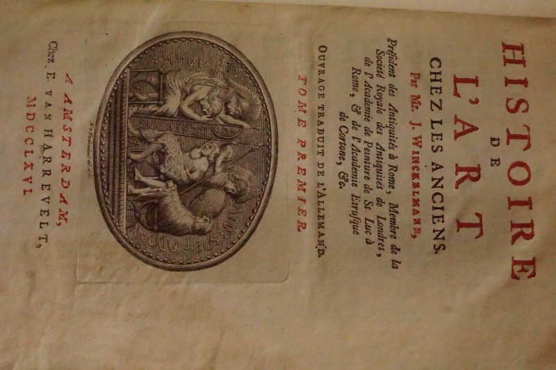Histoire de L`Art chez les anciens - Tome Premier