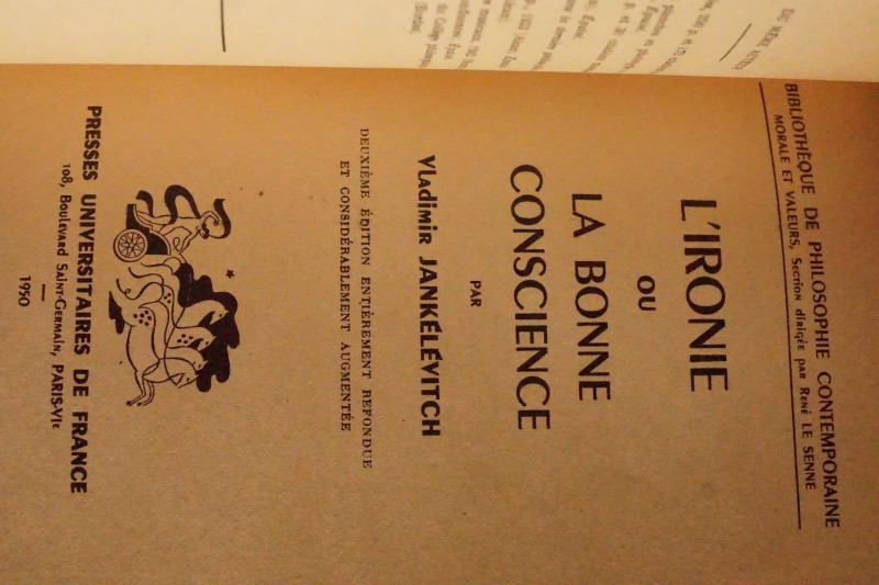 L`Ironie ou la Bonne Conscience