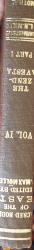 The Zend-Avesta - Part I The Sirozahs, Yasts and Nyayis