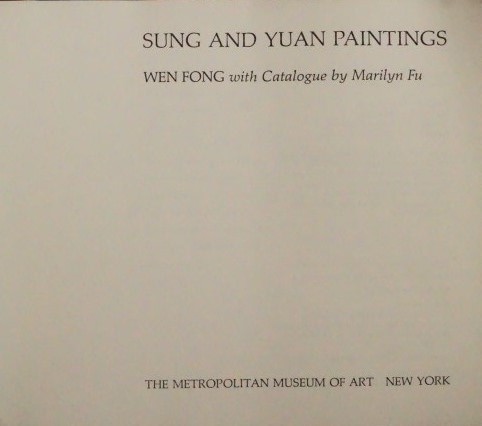 Sung and Yuan Paintings