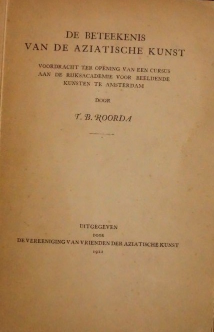 De Beteekenis van de Aziatische Kunst