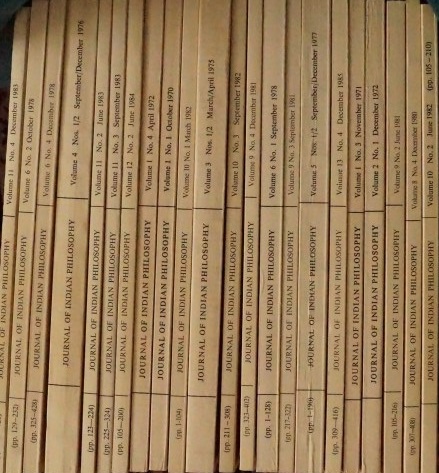 Journal of Indian Philosophy 22pcs