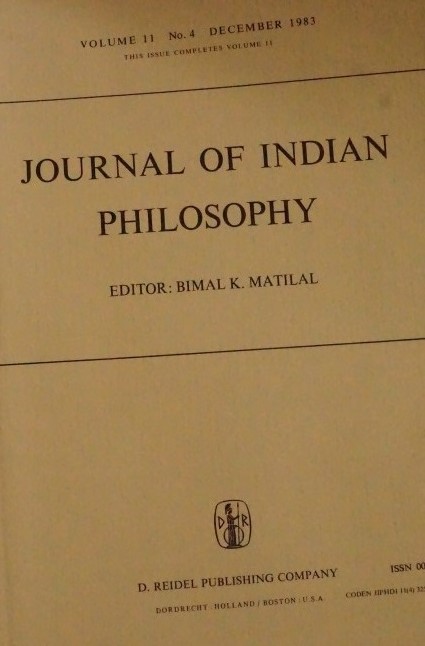 Journal of Indian Philosophy 22pcs