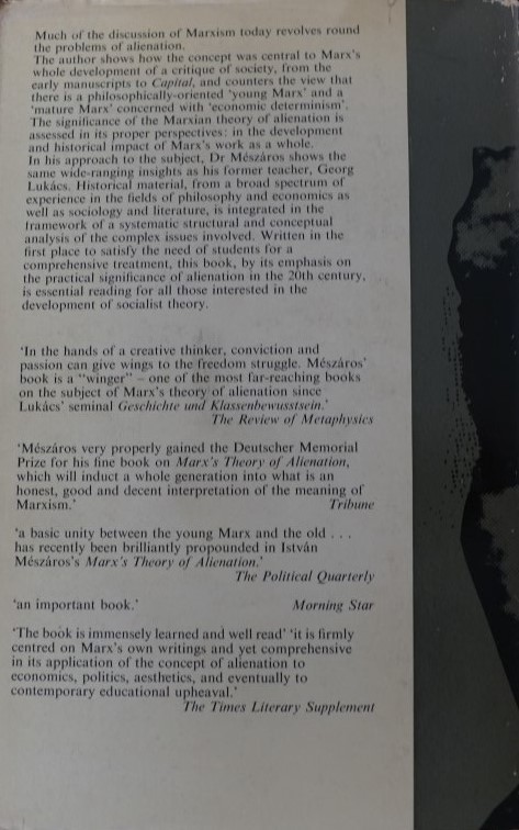Marx's Theorie of Alienation
