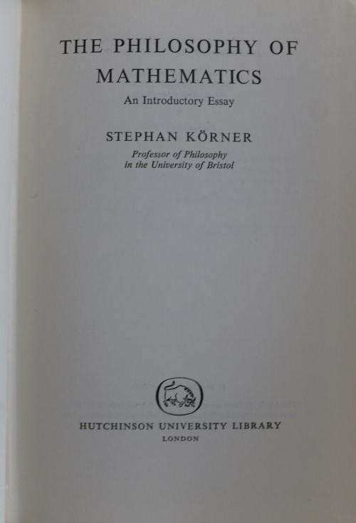 The Philosophy of Mathemathics
