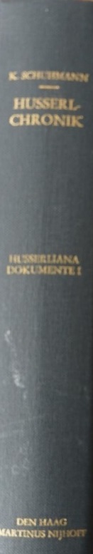 Husserl-Chronik - Denk und lebensweg Edmund Husserl