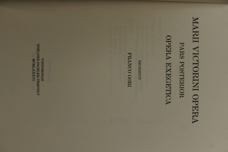 Opera PARS II - OPERA EXEGETICA