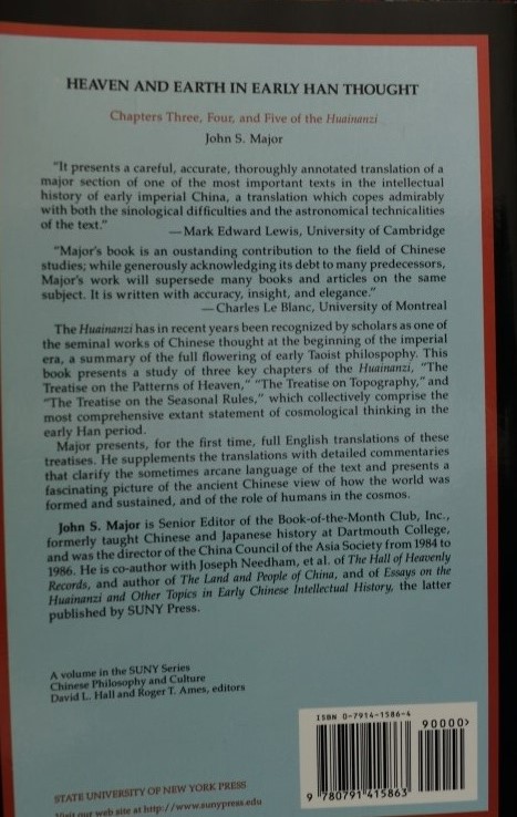 Heaven and Earth in early Han Thought