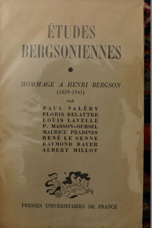 Etudes Bergsoniennes - Hommage a Henri Bergson