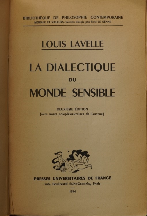La Dialectique du Monde Sensible