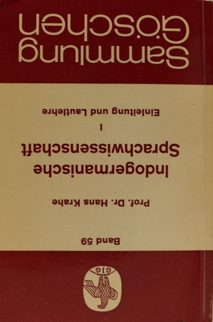 Indogermanische Sprachwissenschaft - I Einleitung und Lautlehre