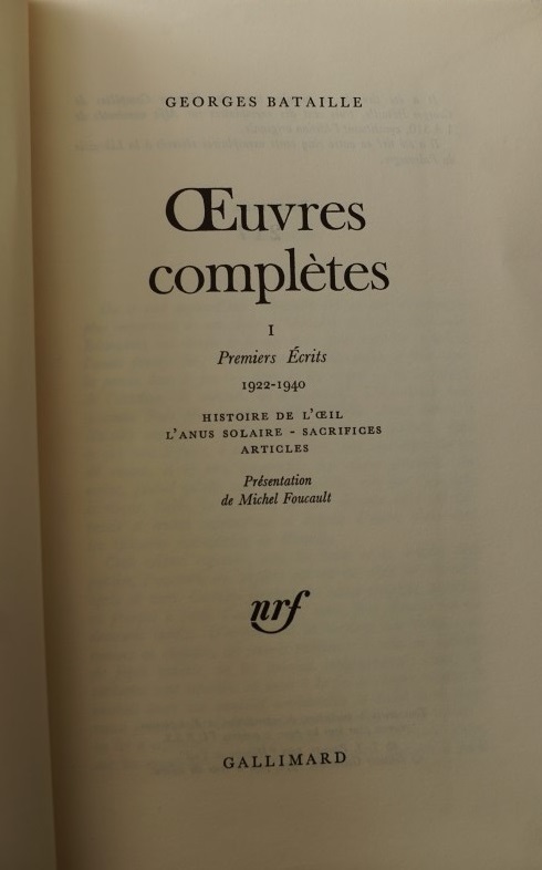 Oeuvres Complétes