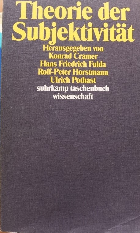 Theorie der Subjektivität