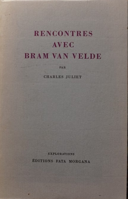 Rencontres avec Bram van Velde