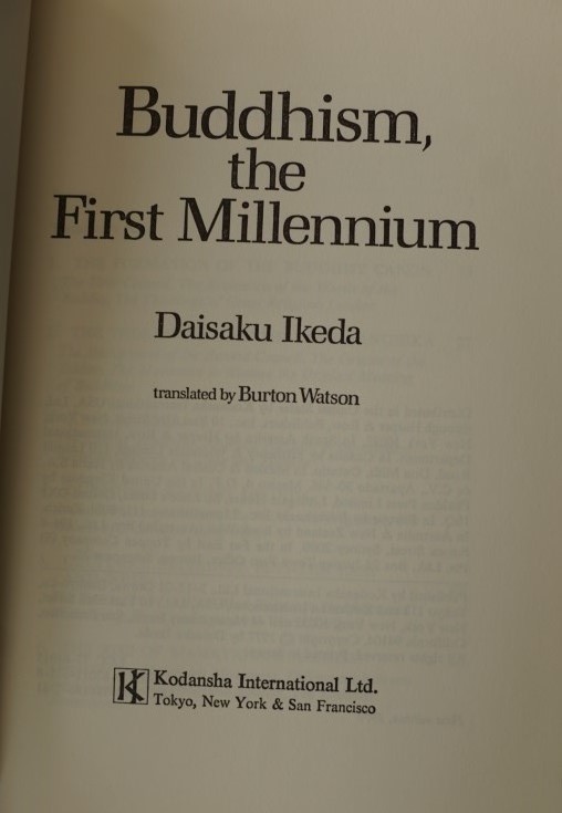 Buddhism the First Millenium 