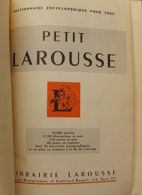 Petit Larousse - Dictionaire Encyclopédique pour tous