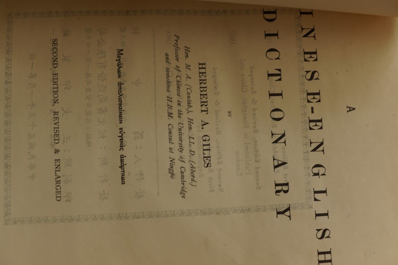 Chinese-Englisch Dictionary