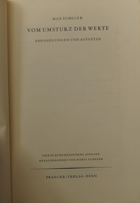 Vom Umsturz der Werte