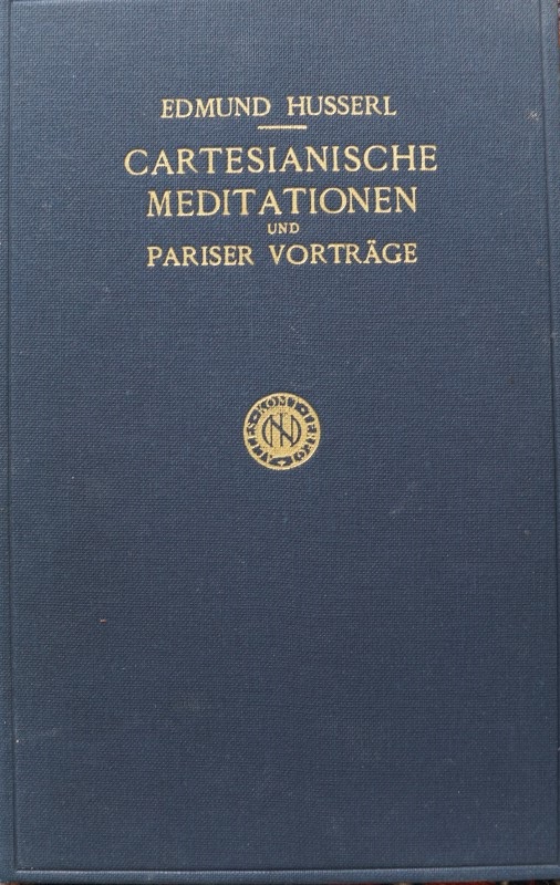 Cartesianische Meditationen und Pariser Vorträge