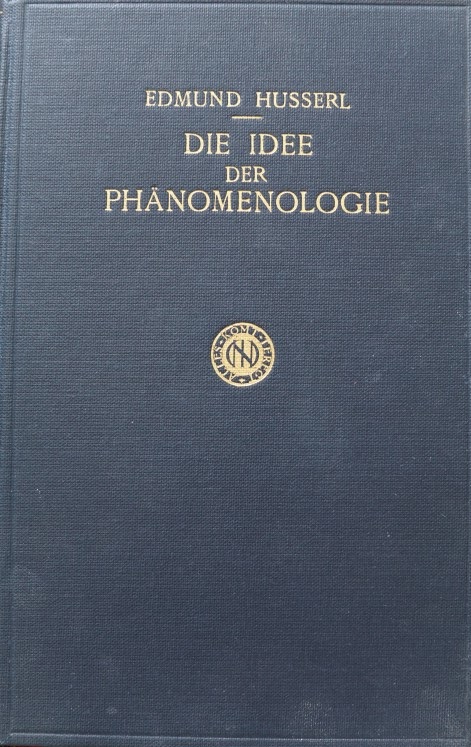 Die Idee der Phänomenologie