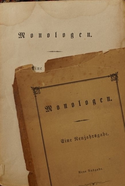 Monologen - Eine Neujahrsgabe