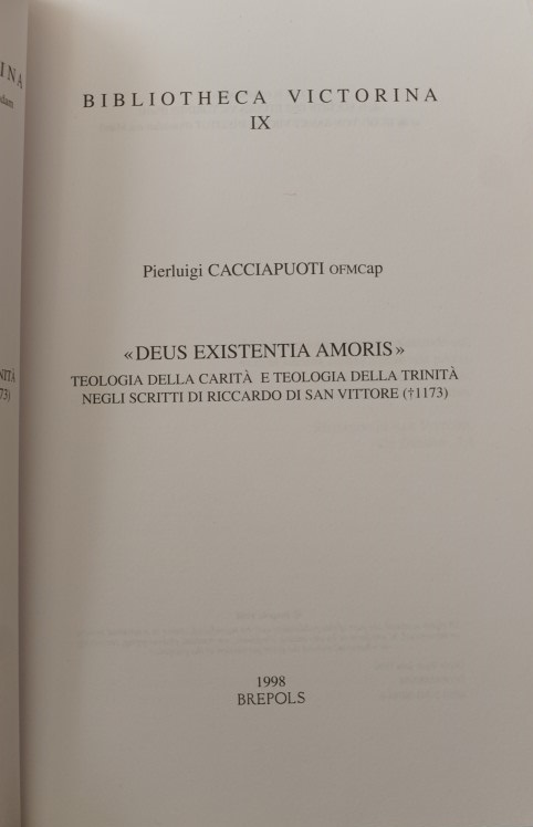 Deus Existentia Amoris