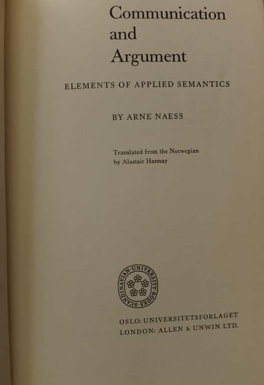 Communication and Argument