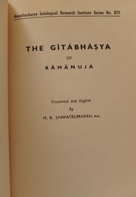 The Gitabhasya