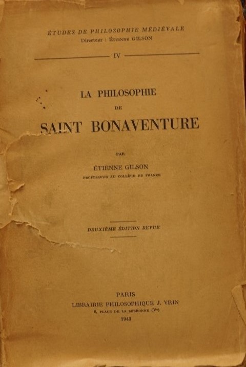 La Philosophie de Saint Bonaventure