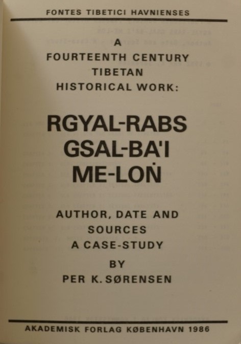 Rgyal-Rabs Gsal-Ba`i Me-Lon