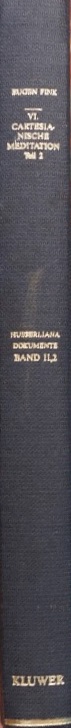 VI. Cartesianische Meditation - Teil 2 Ergänzungsband