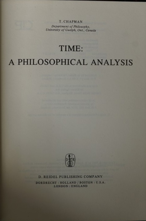Time: A Philosophical Analysis