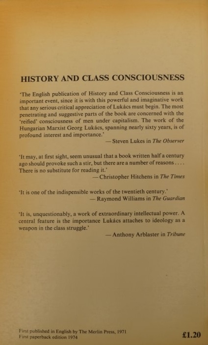 History and Class Consciousness