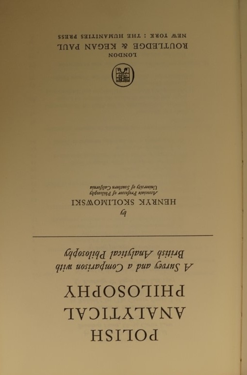 Polish Analytical Philosophy