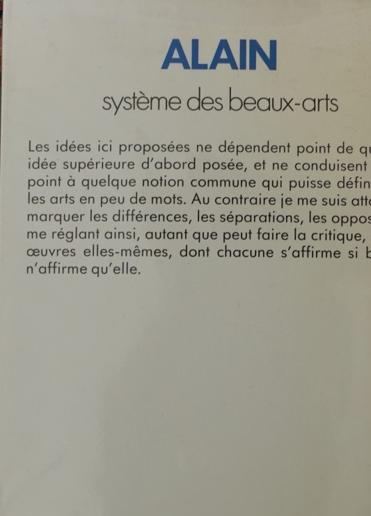système des beaux-arts