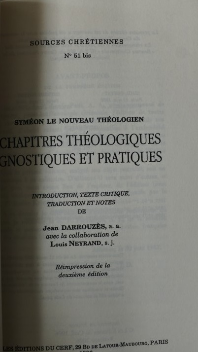 Chapitres Thélogiques Gnostiques et Practiques