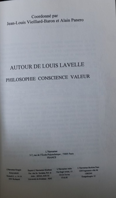 Philosophie Conscience Valeur