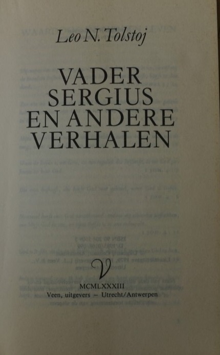 Vader Sergius en andere verhalen