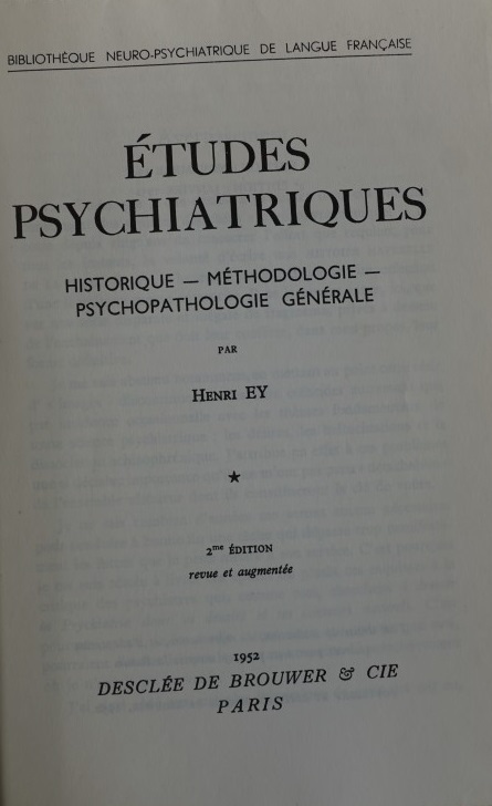 Études Psychiatriques