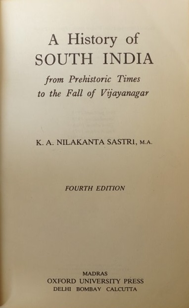 A History of South India