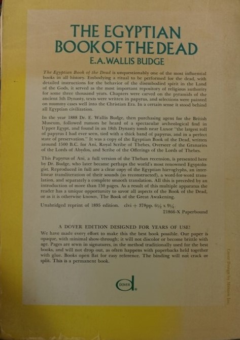 The Egyptian book of the Death
