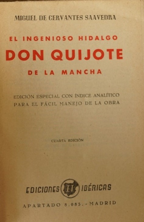 Don Quijote de la Mancha