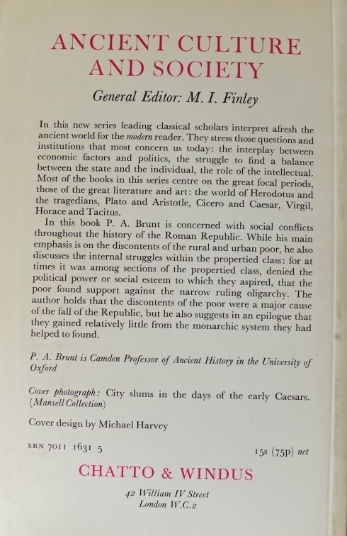 Social Conflicts in the Roman Republic