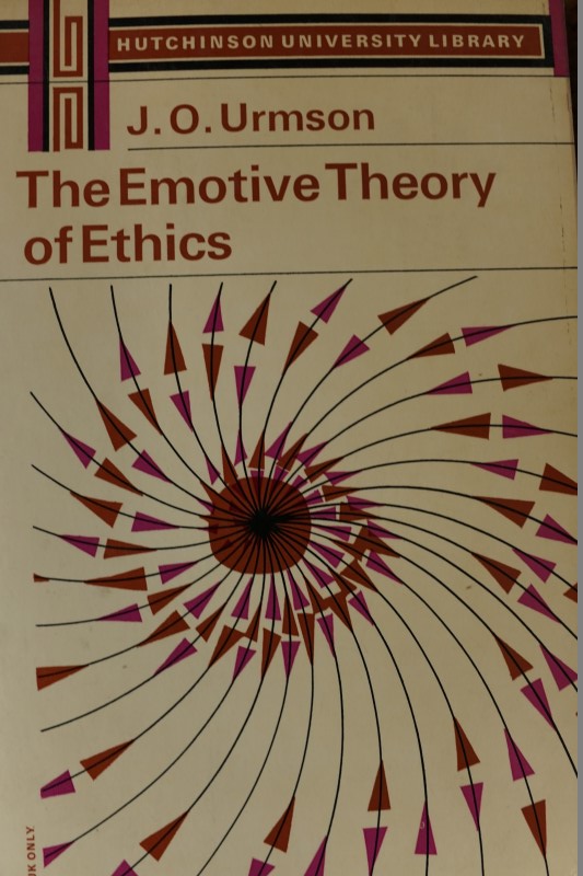 The Emotive Theory of Ethics