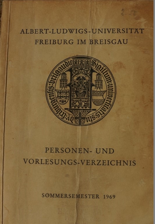 Personen- und Vorlesungs-verzeichnis
