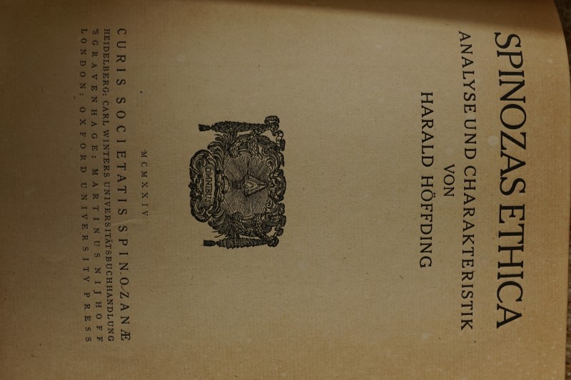 Spinoza's Ethica
