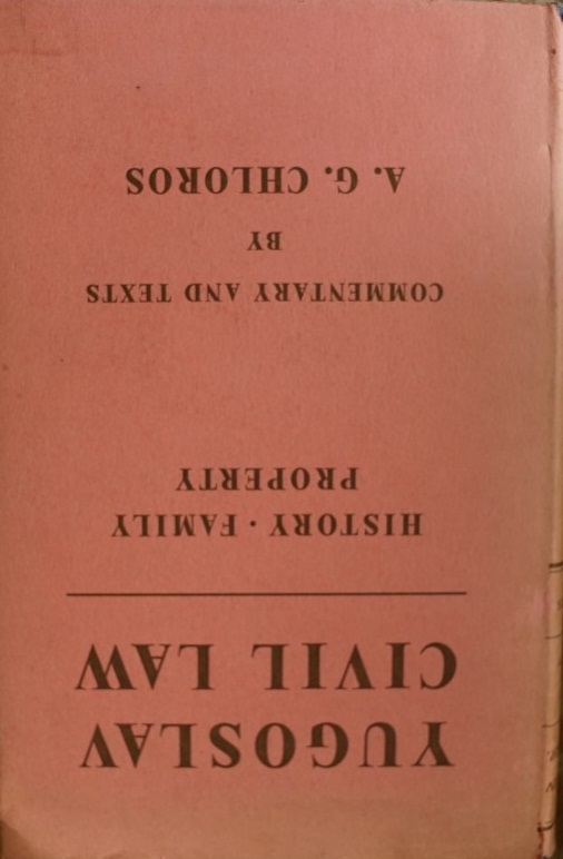 Yugoslav Civil Law