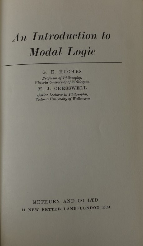 An Introduction to Modal Logic